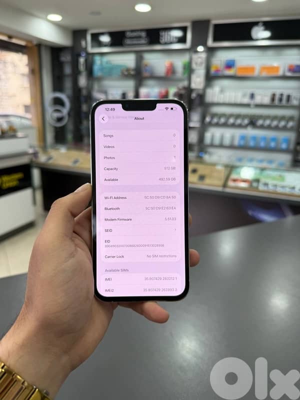 IPHONE 13 PROMAX 512GB OPEN BOX 3
