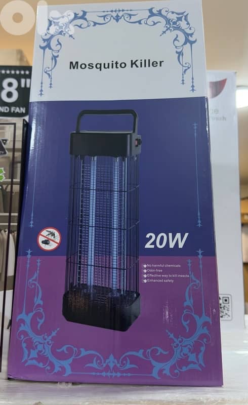 Modern Design 2 UV light color mosquito/flies killed 0