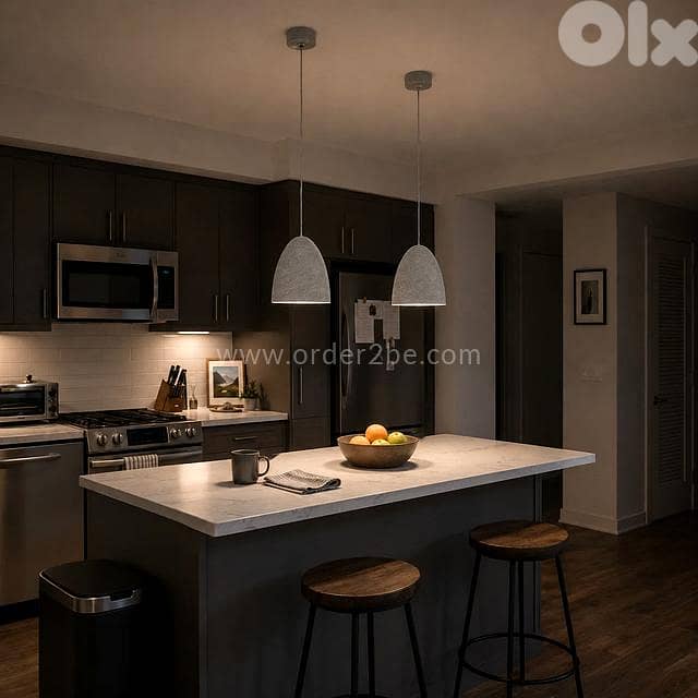 EGLO Sarabia Pendant Light – Matte Grey 1