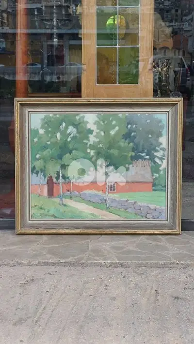لوحة رسم زيتي اوروبية