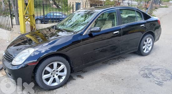 Infiniti.  4 doors.  2003