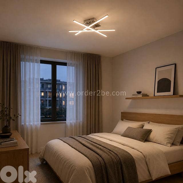 Casalux Geometric LED Ceiling Light 0