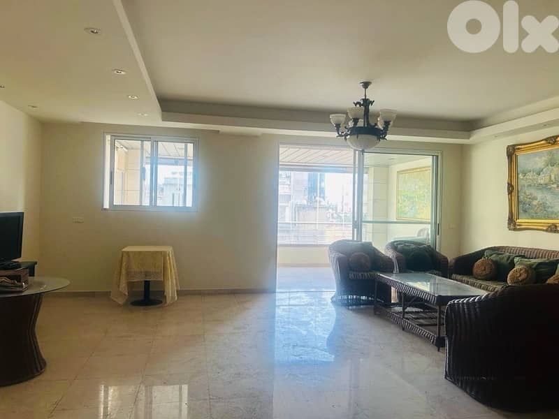 Achrafieh Sassine Area 150m2 2mbr 4bath 2pkgs cave Generator 24/7 0