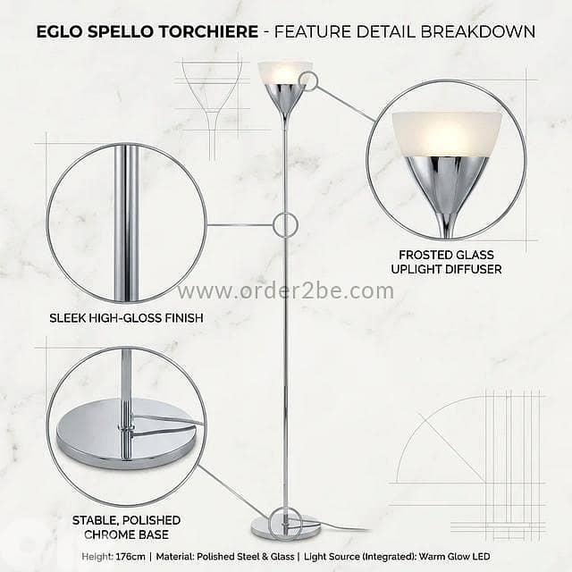 EGLO Spello LED Floor Lamp 2