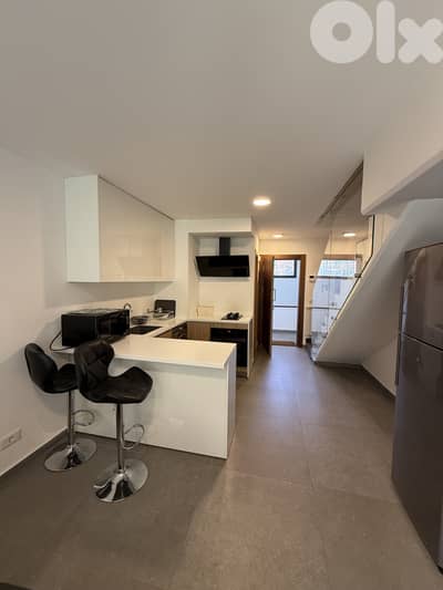 RWK103GA - furnished duplex apartment for sale in Mzaar Kfardebian