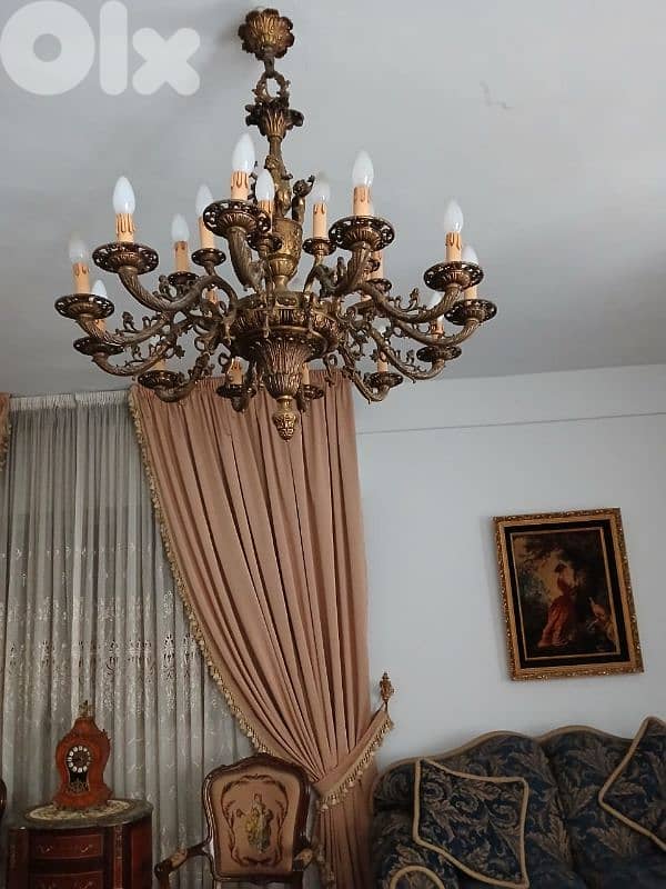 chandelier bronze 0