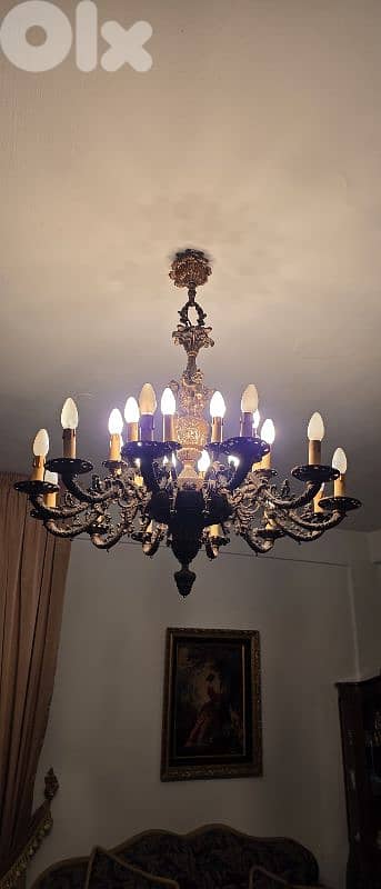 chandelier bronze 1