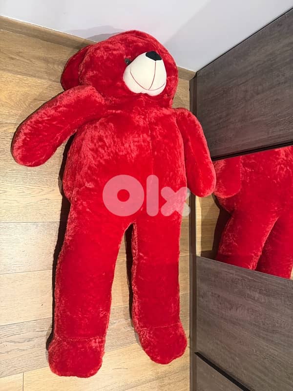 red teddy bear 140cm 0