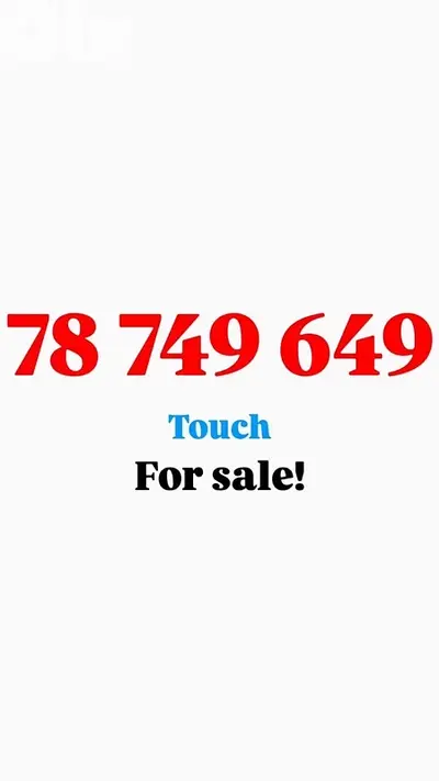 touch numbers for sale