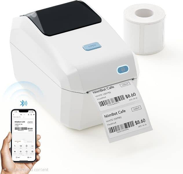 thermal label printer usb + bluetooth 0