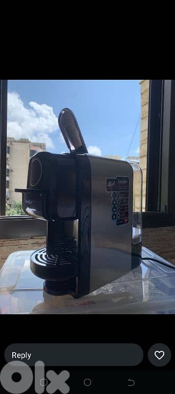 used 1 time coffee machine 1