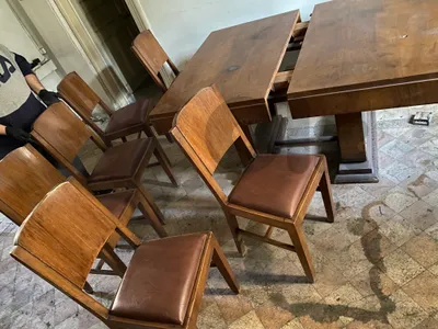 full antique dining room art deco