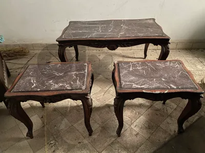 antique coffee table 3 pc set