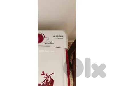 غسالة ٤ كيلو مع نشافة جرن واحد بتسحب نص امبير