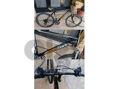 Red Hawk Sports bike + Bike Rack for car