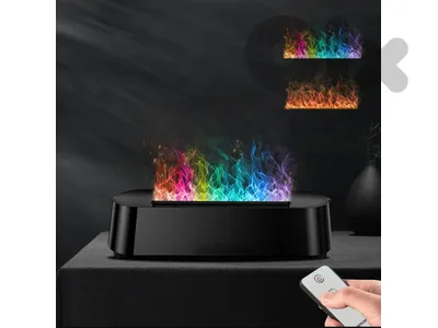Colorful Flame Fire Diffuser Humidifier with Remote Control