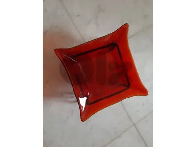 vase ma3 stand aw Jatte / جاط زجاج محجر مع ستاند