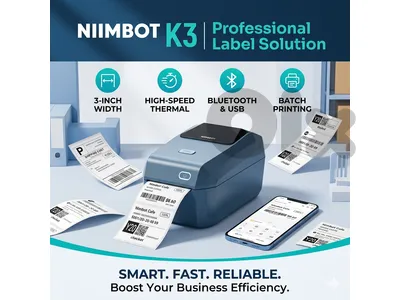thermal label printer up to 8cm usb + bluetooth