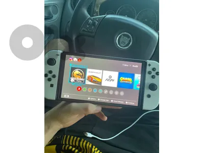 nintendo switch oled with 256gb memory card