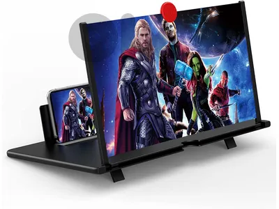 12" Foldable Phone Screen Magnifier Stand