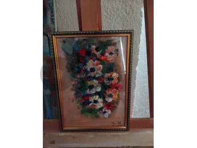 رسم زيتي على القماش
