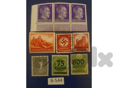 Germany Nazi Hitler Reich stamps Lot# B-544