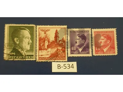 Germany Nazi Hitler Reich stamps Lot # B-534