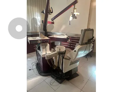 Complete Vintage Dental Clinic Setup – Chair, Unit, Instruments & Sterilizer