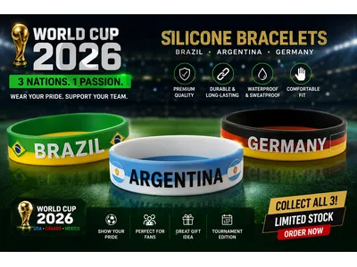 world cup 2026 bracelets and car headrest cover
