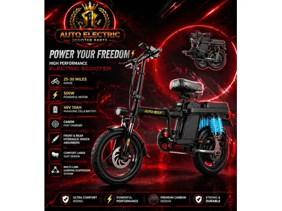 electric bike orginal foldable 14in 500w 48v 2026
