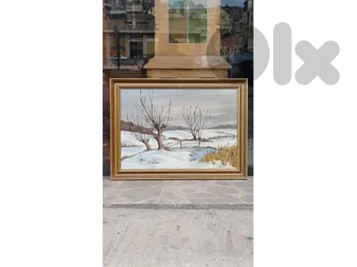 لوحة رسم زيتي اوروبية