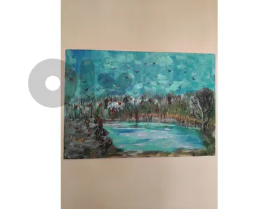،رسم  على القماش