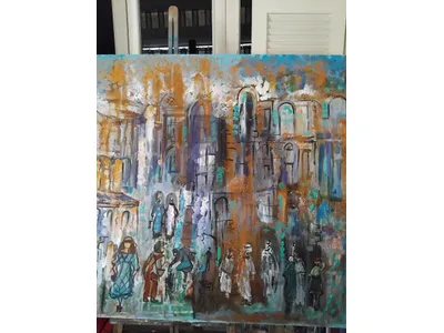 رسم على القماش