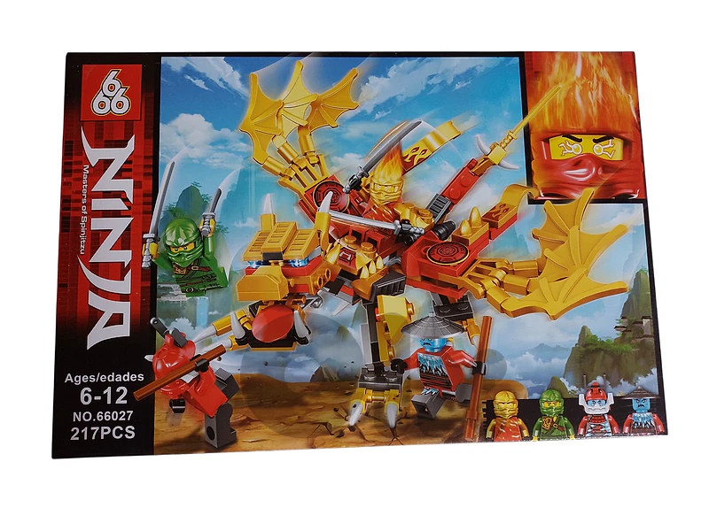 217 pieces building blocks Ninja  (lego)