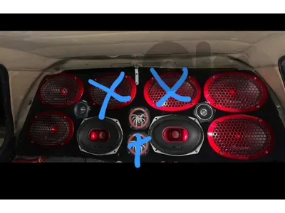 ٤ مدارج افال  riss
٢ مدرننج افال for x
تويتر  ٢.  ريس  ١ سونت ستريم 
بور سوند ماكس حكي 
بور سوند ماكس  bass
بور امريكي بيحمل ٤ مدرنج 
٤ سبوفر. بايونير.  ١ منون. سوني
بطاريه. 100ma.