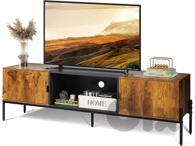WLIVE TV Cabinet, Lowboard for TVs up to 65 Inches, 147 x 37 x 45 cm
