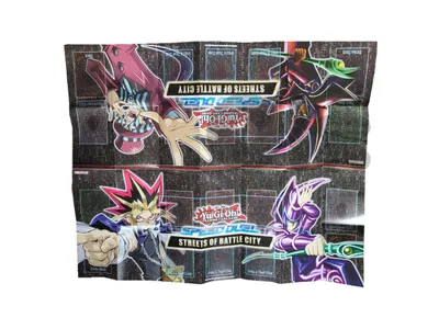 Original yugioh playmat for 2 players
