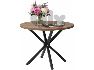 GrandCA HOME 100 cm Round Dining Table