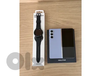 Z fold 5 (512gb)+ watch 4 classic (used for 8 months very clean)