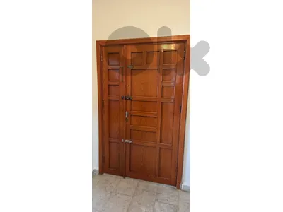 Wooden Entrance Door + Iron Security Gate – Used
