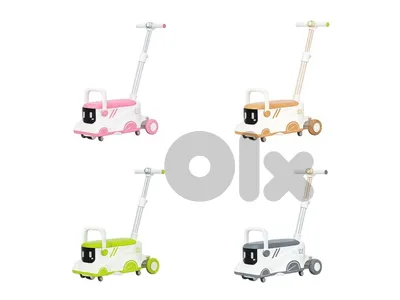 2-in-1 Multifunctional Kids Ride-On Modern Car - سيارة ركوب أطفال