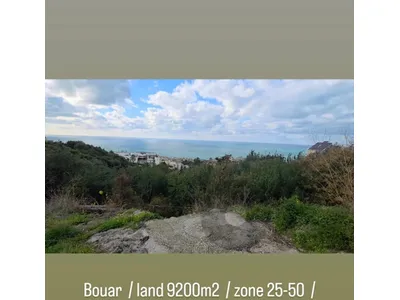Unbloackable Sea View land for Sale in Bouar أرض كاشفة للبحر للبيع في بوار