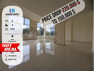 hot deal , apartment for sale in bchamoun