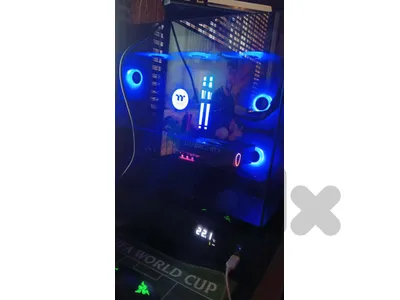 gaming PC with screen