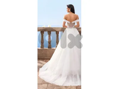 فستان عرس مع طرحة wedding dress