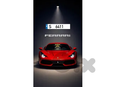 Special car number: S 6411