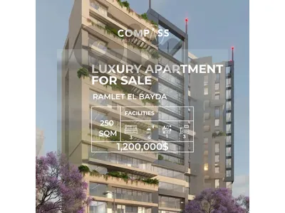LUXURY APARTMENT FOR SALR IN RAMLET EL BAYDA