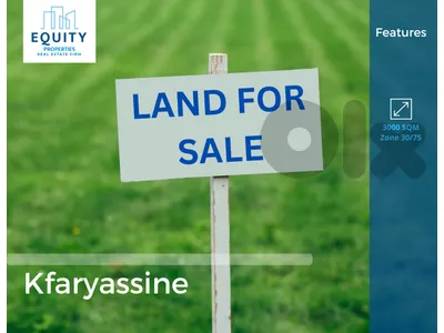 3000 SQM Land For Sale In Kfaryassine #HS36672