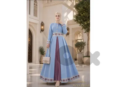 ثوب نسائي انيق قطعتين للمناسبات