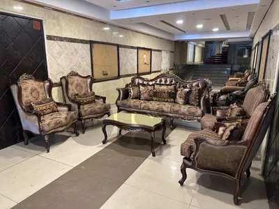 صالون مصري ملوكي خشب زان مستعمل بحالة جديدة